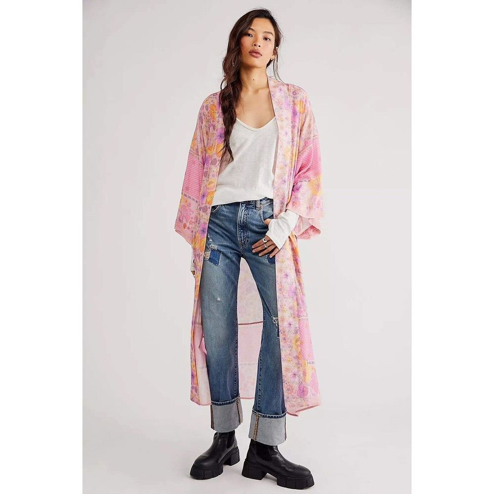 Free People Hibiscus Lane Maxi Kimono $260